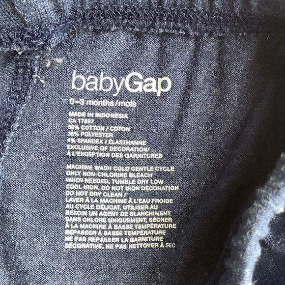 Baby Gap Blue Pants 0-3 Months 0M to 3M - Picture 2 of 4